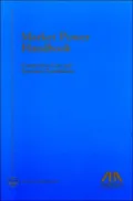 Market Power Handbook: Competition Law and Economic Foundations
