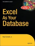 Excel as Your Database