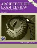 Architecture Exam Review Nonstructural Topics