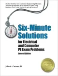 Six-Minute Solutions for Electrical and Computer PE Exam Problems