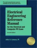 Electrical Engineering Reference Manual for the Electrical and Computer Pe Exam