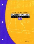 Math 8/7 3e Homeschool Tests & Worksheet