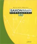 Math 6/5 3e Homeschool Solution Manual