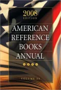 American Reference Books Annual: 2008 Edition, Vol. 39