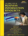 Directory of Business Information Resources 2005