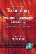 Research In Technology Adn Second Language Learning