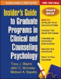 Insider's Guide to Graduate Programs in Clinical And Counseling Psychology