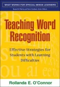 Teaching Word Recognition: Effective Strategies for Students with Learning Difficulties