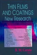 Thin Films and Coatings : New Research