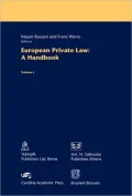 European Private Law : A Handbook, Vol. 1