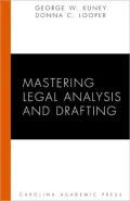 Mastering Legal Analysis and Drafting