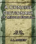 A Concise Dictionary of Middle English