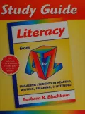 Book cover of Literacy from A to Z: Engaging Students in Reading, Writing, Speaking, & Listening