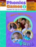 Phonics Games: Centers for Up to 6 Players, Level C