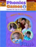 Phonics Games: Centers for Up to 6 Players, Level D