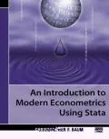 An Introduction to Modern Econometrics Using Stata