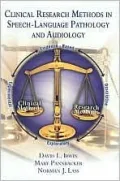 Clinical Research Methods in Speech-Language Pathology and Audiology