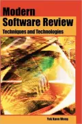 Modern Software Review : Techniques and Technologies