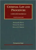 Criminal Law and Procedure