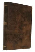 The Message:Numbered Edition, Personal Size Brown Distressed Leather-Like