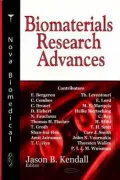 Biomaterials Research Advances