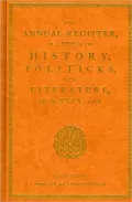 1758 Annual Register: Special Edition by Paul Langford — book cover
