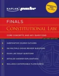 Kaplan PMBR FINALS: Constitutional Law: Core Concepts and Key Questions