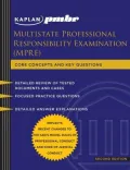 Kaplan PMBR: Multistate Professional Responsibility Exam (MPRE)
