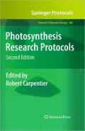 Photosynthesis Research Protocols, Vol. 684
