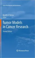 Tumor Models in Cancer Research