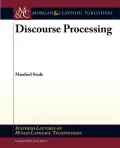 Discourse Processing