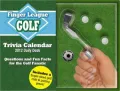 2012 Golf Finger Sports Daily Desk Calendar