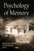 Psychology of Memory by Dannie M. Hendrix — book cover