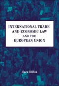 International Trade and Economic Law and the European Union