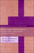 Human Rights Brought Home: Socio-Legal Studies of Human Rights in the National Context