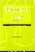 Revenue Law: Fifth Edition