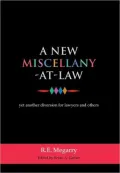 New Miscellany-at-law Still Another Diversion for Lawyers And Others
