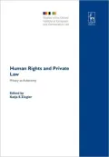 Human Rights and Private Law: Privacy as Autonomy