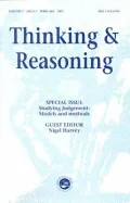 Studying Judgement Models and Methods