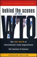 Behind the Scenes at the WTO: the real world of internationql trade negotiations: lessons of Cancun