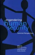 Book cover of Engendering Human Security: Feminist Perspectives