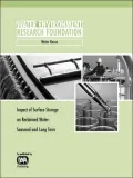 Impact of Surface Storage on Reclaimed Water: Seasonal and Long Term