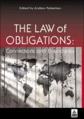 The Law of Obligations: Connections and Boundaries