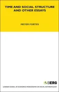 Time and Social Structure and Other Essays