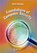 Foundations of Computer Security