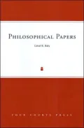 Philosophical Papers