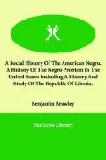 Social History of the American Negro A History of the Negro Problem in the United States Inc...