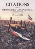 Citations Of The Distinguished Conduct Medal 1914-1920