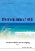 Genome Informatics 2008: Genome Informatics Series Volume 21: Proceedings of the 19th International Conference