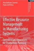 Effective Resource Management in Manufacturing Systems: Optimization Algorithms for Production Planning